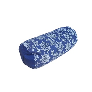 Henger párna tönköly pelyvával töltve, 14X30cm, Horgonyos - játék & sport - sport és kikapcsolódás - jóga, pilates, torna - jógapárna - Meska.hu