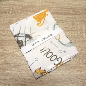 Textil szalvéta 2db, Gólos - Meska.hu