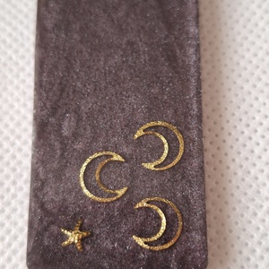 Könyvjelző holdacskákkal és csillaggal - könyv & zene - könyvjelző - Meska.hu