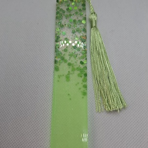 Lime zöld, glitteres könyvjelző, Könyv & Zene, Könyvjelző, Mindenmás, MESKA