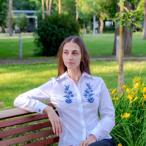 Ó-kalocsai kézzel hímzett ing. - ruha & divat - női ruha - blúz - Meska.hu