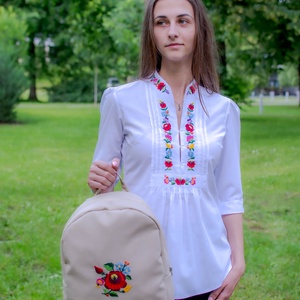 Kalocsai blúz, kézzel hímzett. - Meska.hu