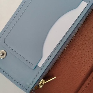 Bianka égkék marhabőr pénztárca - táska & tok - pénztárca & más tok - aprópénztartó - Meska.hu