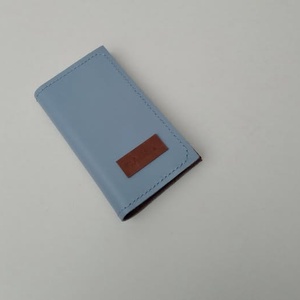 Bianka égkék marhabőr pénztárca, Táska & Tok, Pénztárca & Más tok, Aprópénztartó, Bőrművesség, MESKA