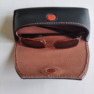 bőr szemüvegtartó tok - táska & tok - pénztárca & más tok - szemüvegtok - Meska.hu