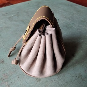 bőr batyu, Táska & Tok, Pénztárca & Más tok, Dohánytasak & Szütyő, Bőrművesség, MESKA