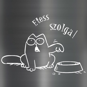 Autós matrica Simon's cat - otthon & életmód - autó - autós matrica - Meska.hu