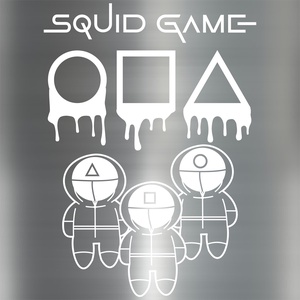 Autós matrica (Squid game - Nyerd meg az életed) - otthon & életmód - autó - autós matrica - Meska.hu