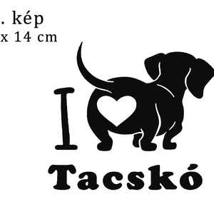 Tacskós autós matricák 10-12 - otthon & életmód - autó - autós matrica - Meska.hu