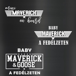 Top gun baby autós matrica, Otthon & Életmód, Autó, Autós matrica, Fotó, grafika, rajz, illusztráció, MESKA
