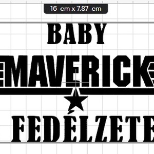 Top gun baby autós matrica - otthon & életmód - autó - autós matrica - Meska.hu
