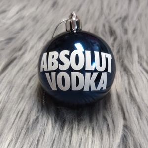 Absolut Vodka karácsonyi gömb  - karácsony - karácsonyi lakásdekoráció - karácsonyfadíszek - Meska.hu