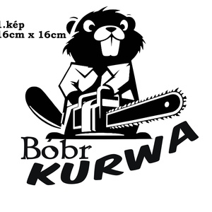 Bobr K.rwa autós matricák 1-4 - otthon & életmód - autó - autós matrica - Meska.hu