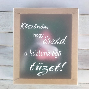 Valentin napi ajándék doboz (mini gyertya), Karácsony, Karácsonyi lakásdekoráció, Karácsonyfadíszek, Mindenmás, MESKA