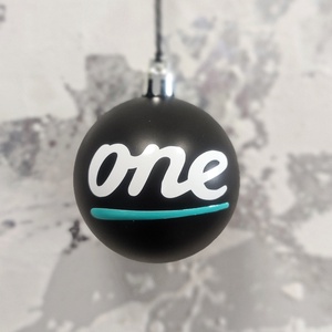 One karácsonyi gömb - karácsony - karácsonyi lakásdekoráció - karácsonyfadíszek - Meska.hu