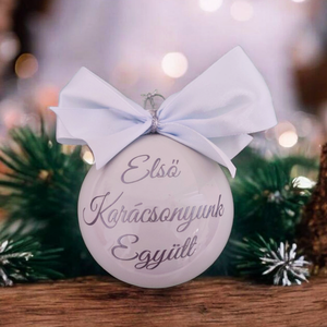 Karácsonyi gömb fenyődísz (kisfiús), Karácsony, Karácsonyi lakásdekoráció, Karácsonyfadíszek, Fotó, grafika, rajz, illusztráció, MESKA