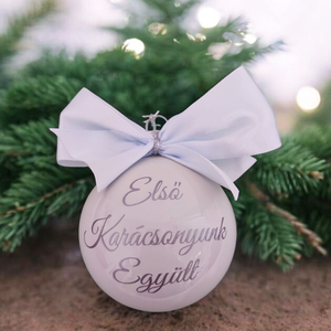 Karácsonyi gömb fenyődísz (kisfiús) - karácsony - karácsonyi lakásdekoráció - karácsonyfadíszek - Meska.hu