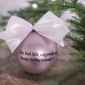 Karácsonyi gömb fenyődísz - Meska.hu