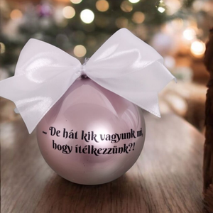 Karácsonyi gömb fenyődísz - Meska.hu