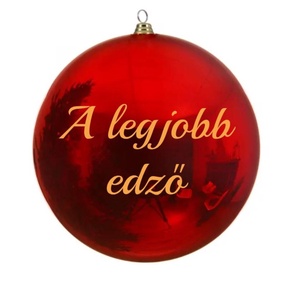 Karácsonyi gömb díszdobozban (edző) - Meska.hu
