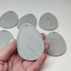 Festhető húsvéti tojás - kellékek & szerszámok - vegyes alapanyag - gipsz - Meska.hu