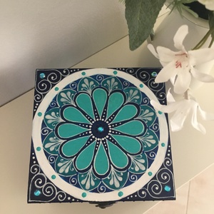 Mandala ékszerdoboz - otthon & lakás - dekoráció - mandala - Meska.hu Mandala ékszerdoboz - otthon & lakás - dekoráció - mandala - Meska.hu