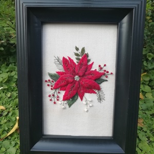 Különleges hímzett kép - Meska.hu