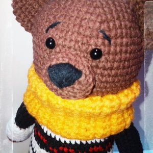 Morgóka - horgolt maci - amigurumi -  - Meska.hu