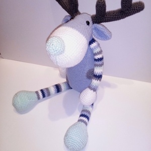 Sven a jeges rénszarvas - horgolt amigurumi -  - Meska.hu