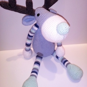 Sven a jeges rénszarvas - horgolt amigurumi -  - Meska.hu