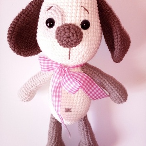 Folton Foltos tesója -horgolt amigurumi kutyus - játék & gyerek - plüssállat & játékfigura - kutya - Meska.hu Folton Foltos tesója -horgolt amigurumi kutyus - játék & gyerek - plüssállat & játékfigura - kutya - Meska.hu
