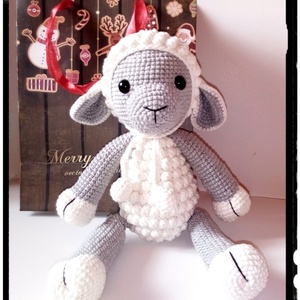 Lucy bari - horgolt amigurumi bárány -  - Meska.hu