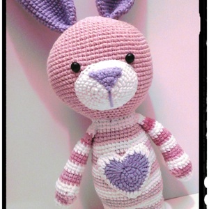 Lili Nyuszó horgolt amigurumi - - Meska.hu Lili Nyuszó horgolt amigurumi - - Meska.hu