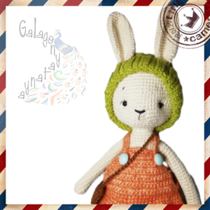 Ella a horgolt amigurumi kis őszi nyuszi - Meska.hu