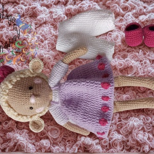 Lili bárányka - horgolt amigurumi - játék & sport - plüssállat & játékfigura - más figura - Meska.hu