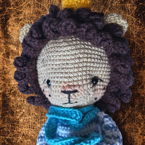 Roar királyfi � Prémium horgolt amigurumi oroszlán (28-29 cm) - játék & sport - plüssállat & játékfigura - oroszlán - Meska.hu