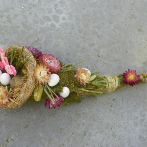 TAVASZ húsvéti -bőségszarú asztaldísz,asztalközép - otthon & életmód - dekoráció - húsvéti asztaldíszek - Meska.hu