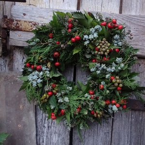 Csipkebogyó álom -ajtódísz,koszorú,kopogtató - otthon & életmód - dekoráció - Meska.hu