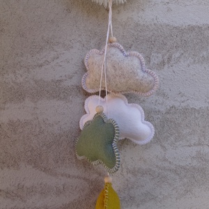  Felhőcske gyermekszoba-ajtódísz,falidísz,ablakdísz - otthon & életmód - dekoráció - ajtó- és ablak dekoráció - ajtódísz & kopogtató - Meska.hu