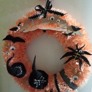 Halloween ajtódísz (nagy méret) - Meska.hu