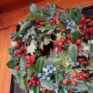 Téli fehér adventi asztaldisz  - otthon & életmód - dekoráció - ajtó- és ablak dekoráció - ablakdísz - Meska.hu