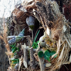 Hóvirágom,virágom: természetes, ajtódísz,koszorú,kopogtató - otthon & életmód - dekoráció - ajtó- és ablak dekoráció - ajtódísz & kopogtató - Meska.hu