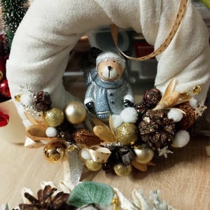 Ünnepi hangulat: szett,Karácsonyi ,adventi box,téli ajtódísz,asztaldísz  - karácsony - adventi díszek - adventi asztaldísz - Meska.hu