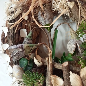 Hóvirágom,virágom: természetes, ajtódísz,koszorú,kopogtató - otthon & életmód - dekoráció - ajtó- és ablak dekoráció - ajtódísz & kopogtató - Meska.hu