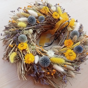 Óriási Virágözön -Romantikus  nyári (nagy méret )ajtodisz, koszorú, kopogtato(nagy méret)  - otthon & életmód - dekoráció - ajtó- és ablak dekoráció - ajtódísz & kopogtató - Meska.hu