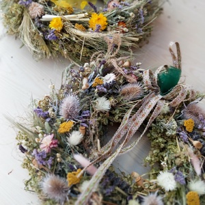 Romantikus ,egyedi természetes ajtodisz - otthon & életmód - dekoráció - ajtó- és ablak dekoráció - ajtódísz & kopogtató - Meska.hu