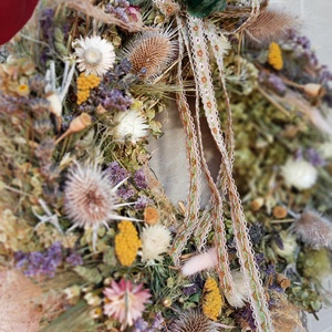 Romantikus ,egyedi természetes ajtodisz - otthon & életmód - dekoráció - ajtó- és ablak dekoráció - ajtódísz & kopogtató - Meska.hu