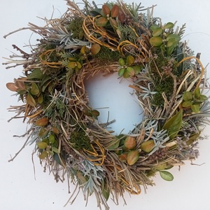 Country természetes tavaszi, húsvéti ajtódísz  - otthon & életmód - dekoráció - ajtó- és ablak dekoráció - ajtódísz & kopogtató - Meska.hu