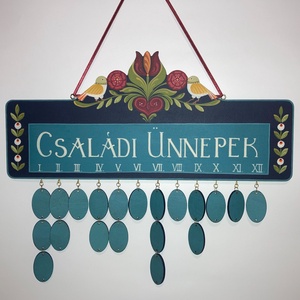 Családi Ünnepek tábla - Meska.hu