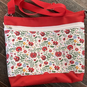 Népi mintás táska, Táska & Tok, Kézitáska & válltáska, Válltáska, Varrás, MESKA